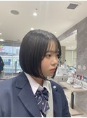 内巻きボブ