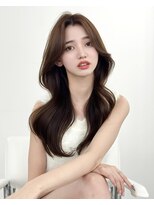 アマトウキョウスマートサロン(AMA TOKYO×Smart Salon) 韓国ヘア レイヤー 顔まわり