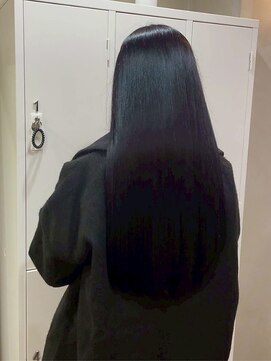 ヘアプレイスソル (HAIR PLACE SoL) 髪質改善/ナチュラルストレート/艶髪/ダークブラウン