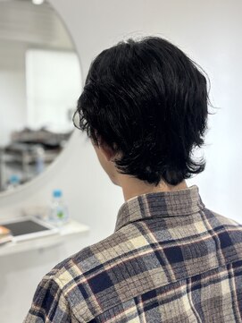 ミルメルシー(Mille mercis) メンズカット/メンズミディアムヘア/くせ毛を活かしたカット