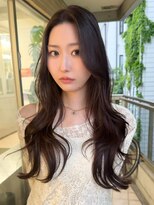 サンクプロジェクト(cinq PROJECT)&nbsp;小顔見せレイヤーカット×マロンブラウン＊
