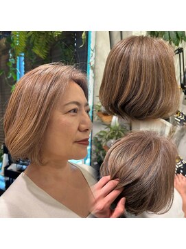 ハナワ エビス トウキョウ ヘアーサロン(HanaWa ebisu tokyo hair salon) おしゃれにぼかして、大人っぽく♪