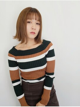 アフロート ギンザ(AFLOAT GINZA) 30、40、50代　外ハネミディアムヘア