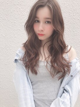 チョビー 銀座(chobii) グレージュ/デジタルパーマ/韓国風/ブリーチなし/小顔/高柳