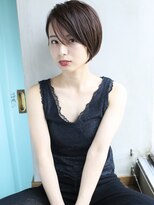 バース(BIRTH)&nbsp;天神【BIRTH】耳かけハンサムショート×マロンベージュ　2