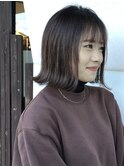 今年の秋も人気に違いない!切りっぱなしボブ