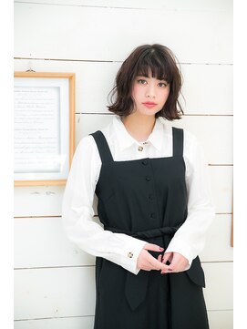 クロエバイラヴィズム 郡山さくら通り店(CLOE by LUVISM) 波ウェーブ×切りっぱなしボブ