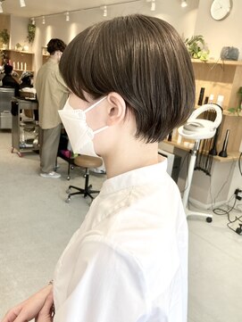 トリート 浦安店(TREAT) マットグレージュ×マッシュショート