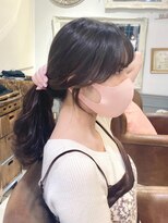 ネオリーブアイム 横浜西口店(Neolive aim)&nbsp;顔周りカット　似合わせヘア　結んでも可愛い【横浜】