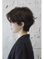 髪と生活 美容室&nbsp;ショートカットをウェーブに。