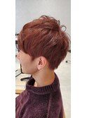 コッパーブラウン×メンズショート