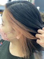 レイジー(Lazy) インナーカラー、フェイスフレーミング