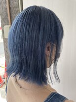 アモヘアー 城山店(amo hair) ダークブルーカラー