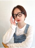 ハンサムショート/20代30代40代/耳掛けショート