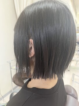クール ヘアー ギャラリー 神明町店(COOL Hair gallery) ミニボブ×イヤリングカラー