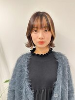 エアー 横浜(AIR)&nbsp;【寺本】イヤリングカラー外ハネボブ！