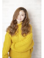 アフロディーテ 銀座(APHRODITE GINZA)&nbsp;黒髪/グレーベージュ/レイヤーロング/前髪パーマ/銀座