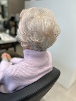 モードケイズブラン(MODE K's Blanc)&nbsp;パーマ×ショート×カット【六甲道/白髪ぼかし】