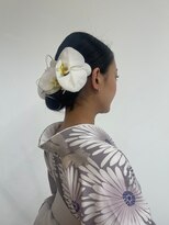 ベルクープス 天王寺店(Belle Coupes) 【BelleCoupes】日本髪 和装ヘア 着物ヘア まとめ髪シニヨン生花