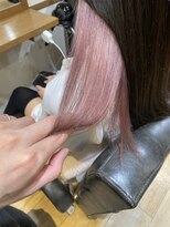 オアシスオーガニックビューティーサロン(oasis organic beauty salon) 2ブリーチ×インナーピンク