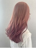 ピンクグラデーション