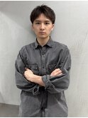 今流行りの無造作パーマ刈り上げスパイキーショートスタイル