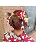 カチモリ浴衣ヘアセット【髪質改善/ヘアセット/学割U24/原宿】