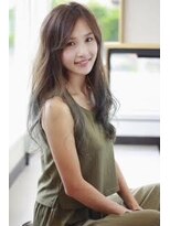 ブルー(BLUE)&nbsp;CUORE高林　バレイヤージュ～シルバーアッシュ～