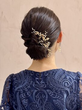 オブジェ(OBJET) 結婚式お呼ばれセット シンプルシニヨン