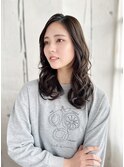 20代30代40代　黒髪レイヤーロング＃943