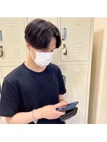 デバイス バイ フレイムス 越谷(DEVICE by Frames)&nbsp;センターパート×毛流れパーマ