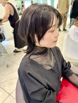 アッシュ 下北沢店(Ash) 黒髪でもオシャレなウルフレイヤー