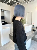 ステン(sten)&nbsp;切りっぱなしボブ/タッセルボブ/ハイトーンボブ/ブルーカラー