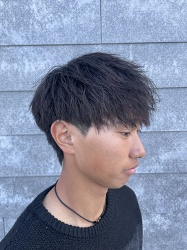 ニアウ 伊勢崎連取店(Niau) メンズマッシュツイストスパイラルパーマメンズパーマ