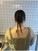 ヘアセット カチモリアレンジ ピンアレンジ