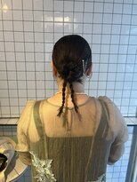 ヘアセット カチモリアレンジ ピンアレンジ