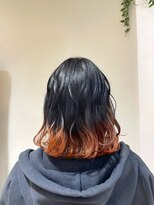 アプリ 南浦和(appri)&nbsp;グラデーションカラー/オレンジ/ボブ/ヘイリーボブ/浦和32