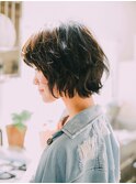 Azuｌe/ニュアンスパーマ/前髪カット