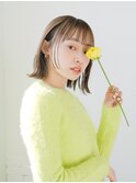透明感ボブB5/池袋美容室/髪質改善カラー/白髪ぼかし/縮毛矯正