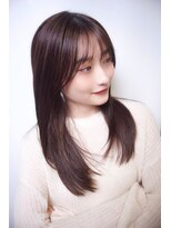 クレドガーデン 柏(CRED GARDEN) 髪質改善大人可愛いストレートロング艶バイオレット20代30代40代