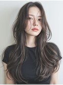 韓国風レイヤーロング