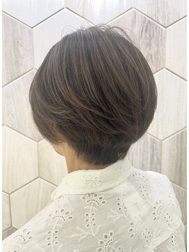 ビューティドレッセヤマノ 池袋パルコ(Beauty Dresse YAMANO) 白髪ぼかし/大人ショートボブ/ショートボブ/ハイライト/ボブ