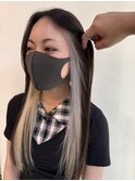 左右で色が違う！遊び心たっぷりのインナーカラーデザイン