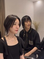 ヘアーサロンテン モトアザブ(hair salon Ten motoazabu)&nbsp;ミディアムヘア/デザインカラー/ウルフヘア/麻布十番