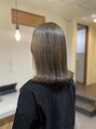 クリック(Click)&nbsp;ブリーチ有無関係なく、髪を柔らかく見せるベージュヘア