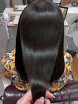 ベリテ 津田沼駅前店(verite)&nbsp;着物ヘア/ダークアッシュ/ミディアムレイヤーカット津田沼駅前