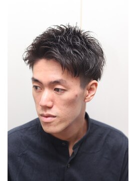 ヘアーアンドグルーミング ヨシザワインク(HAIR&GROOMING YOSHIZAWA Inc.) 短髪ツーブロック束感アップバング刈り上げショートビジネス床屋