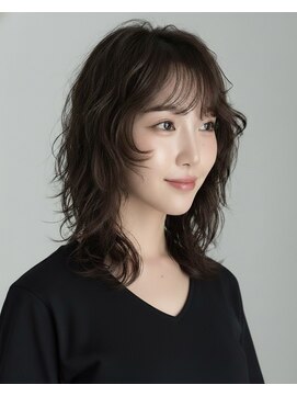 フィックス(FIX) 小顔レイヤー × ゆるふわパーマ