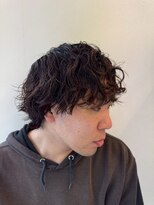 ヘアーオーパス メンズマッシュウルフパーマ