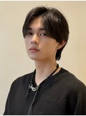 【校則OK】ナチュラルセンターパート×軽めウルフ